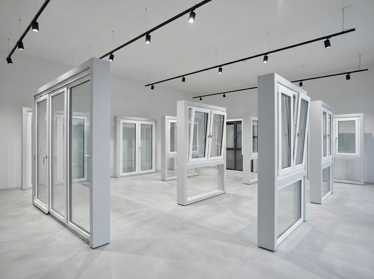 Showroom TERMOCLASS — modele expuse de ferestre și uși